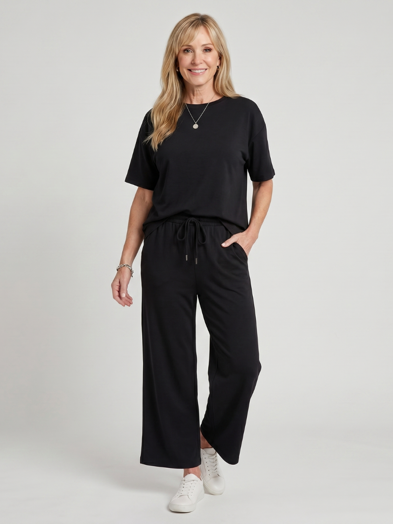 Straight Leg Pants Set
