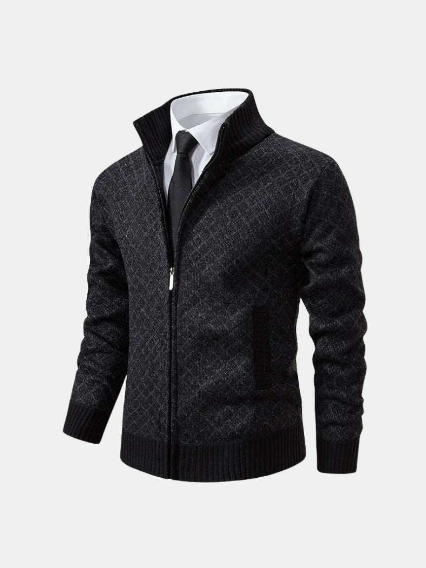 Vintage Jacquard Cardigan