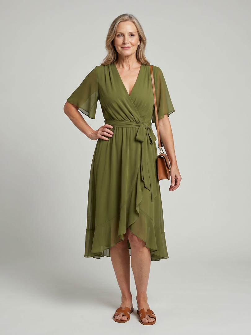 Soft Flowing Midi Dress