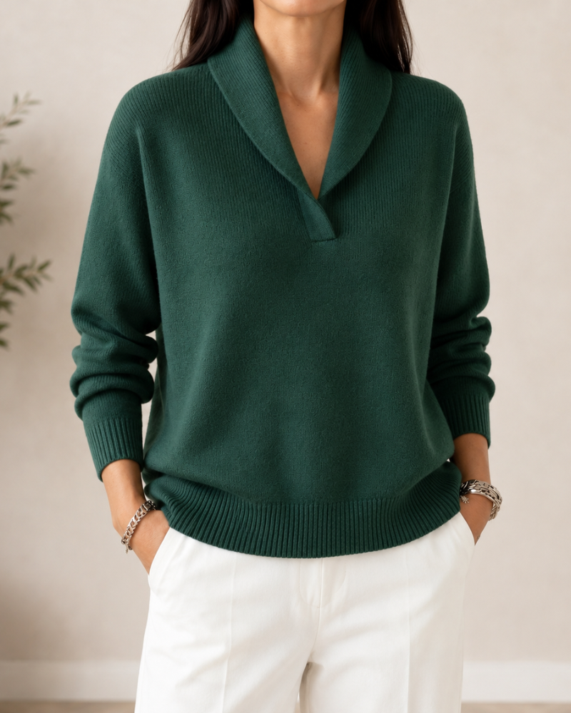 Amy™ Cozy Collar Jumper