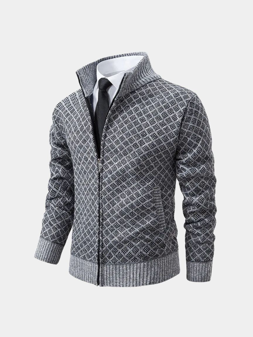 Vintage Jacquard Cardigan