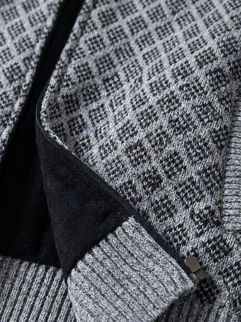 Vintage Jacquard Cardigan