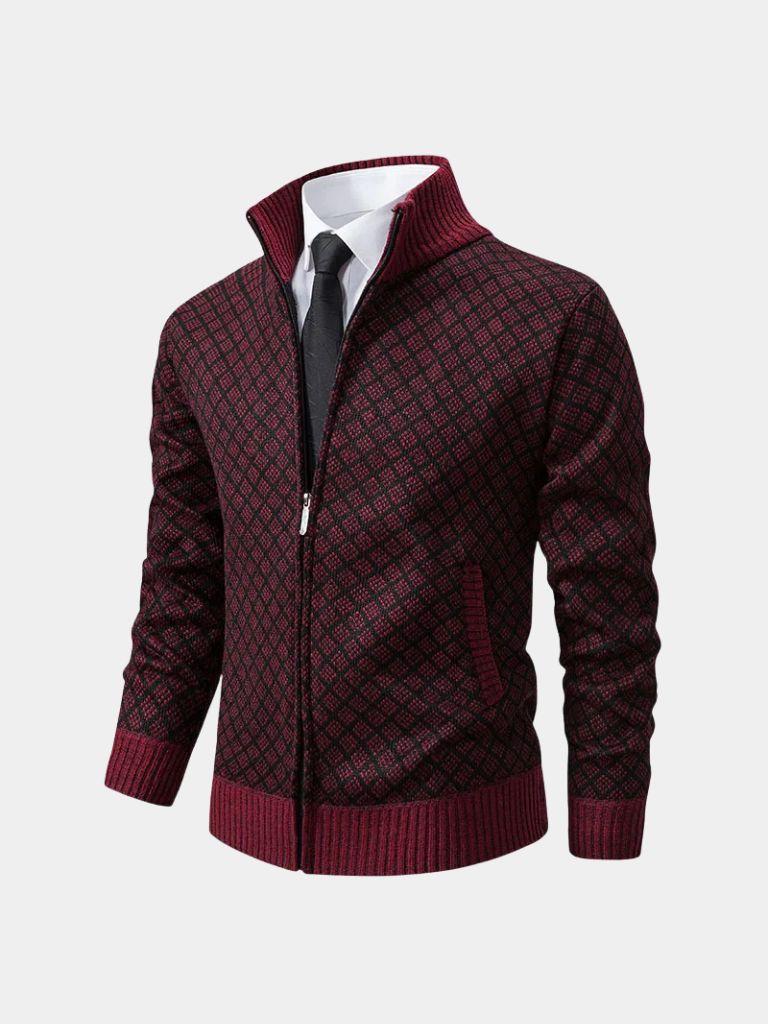 Vintage Jacquard Cardigan