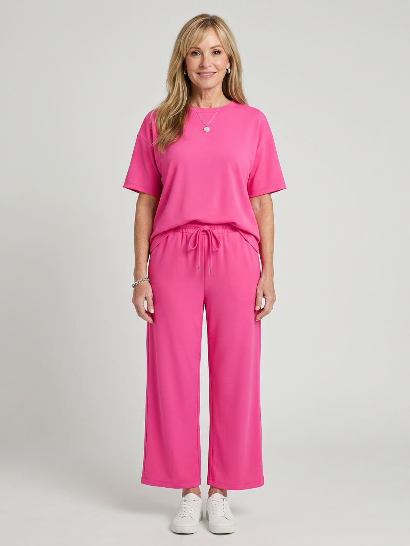 Straight Leg Pants Set