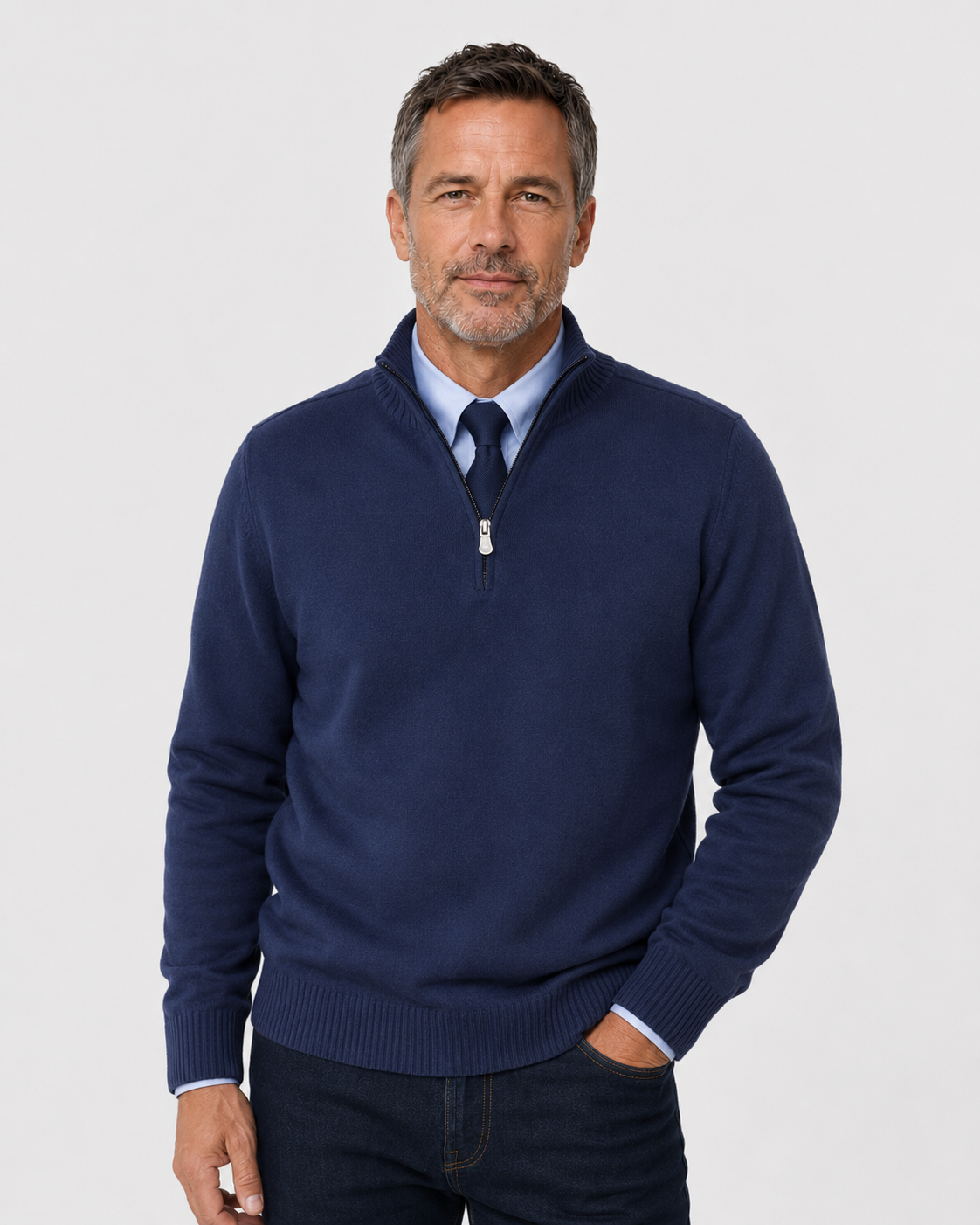 Steve™ Heritage Quarter-Zip Knit