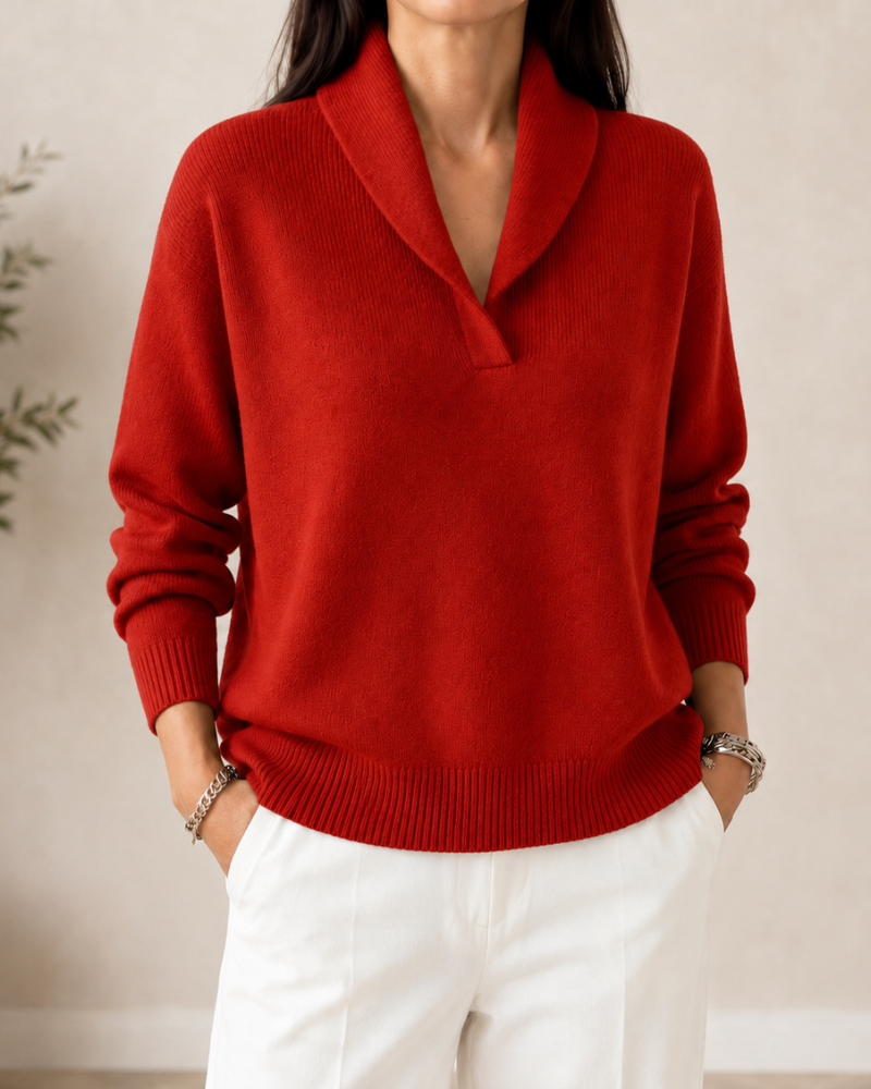Amy™ Cozy Collar Jumper