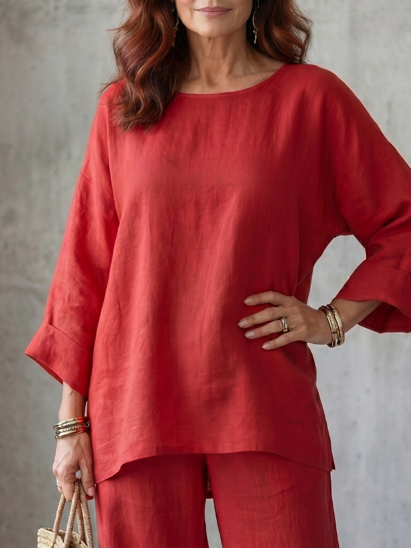 Oversized Tunic Set