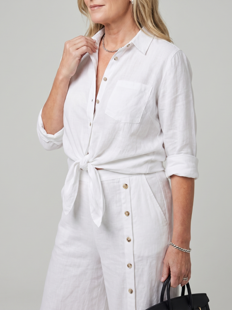 Tie Front Top Set