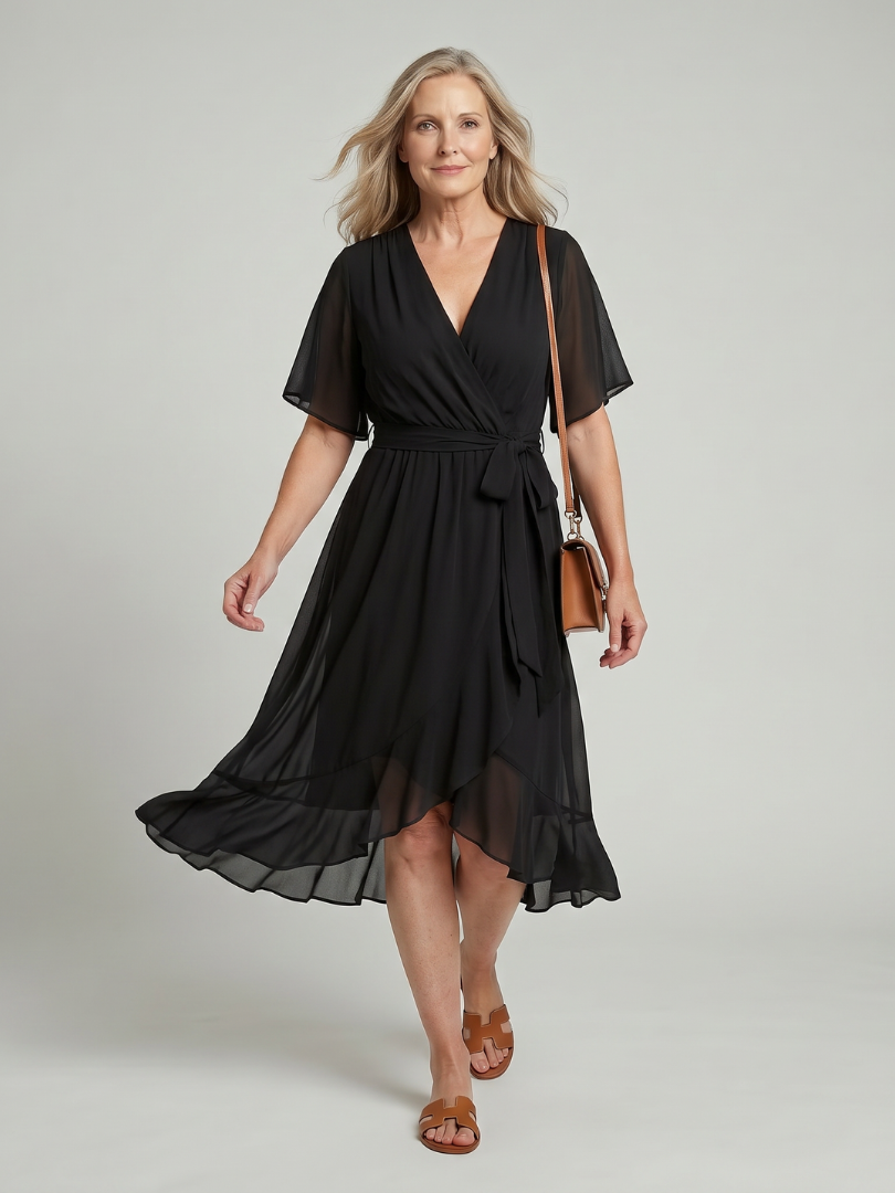 Soft Flowing Midi Dress