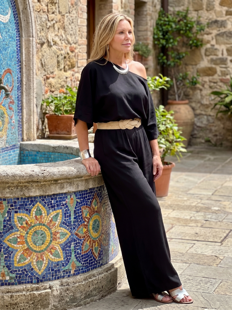 One Shoulder Sleeve Set