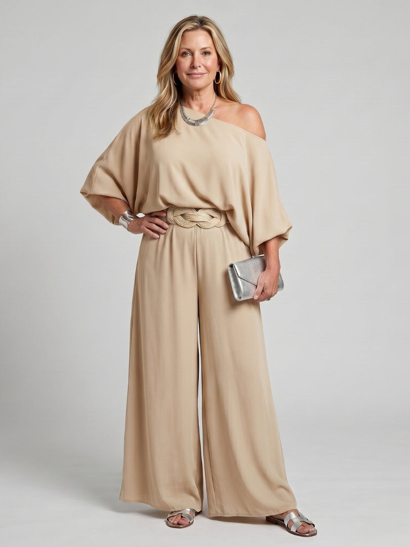 One Shoulder Sleeve Set