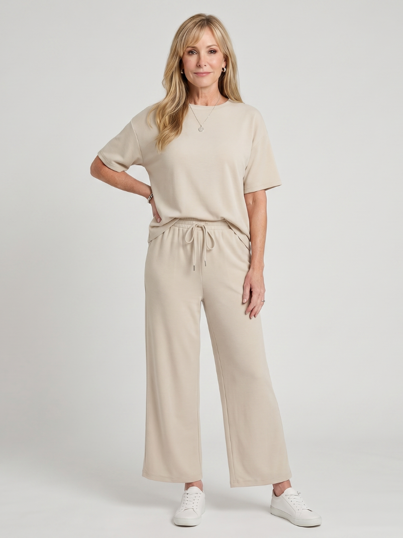 Straight Leg Pants Set