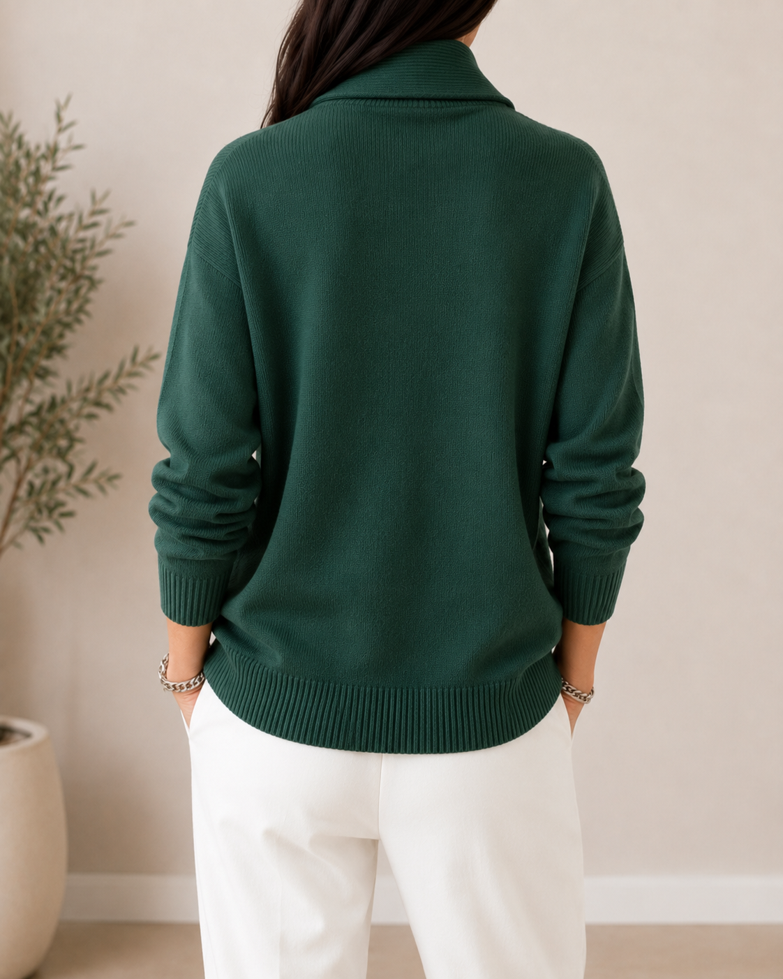 Amy™ Cozy Collar Jumper