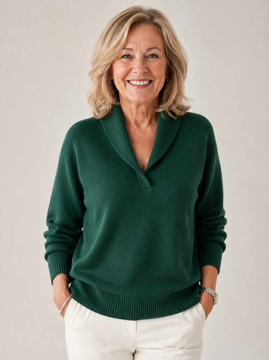 Amy™ Cozy Collar Jumper