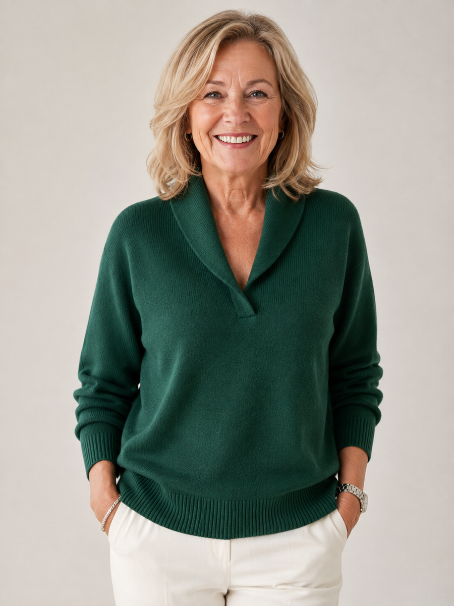 Amy™ Cozy Collar Jumper