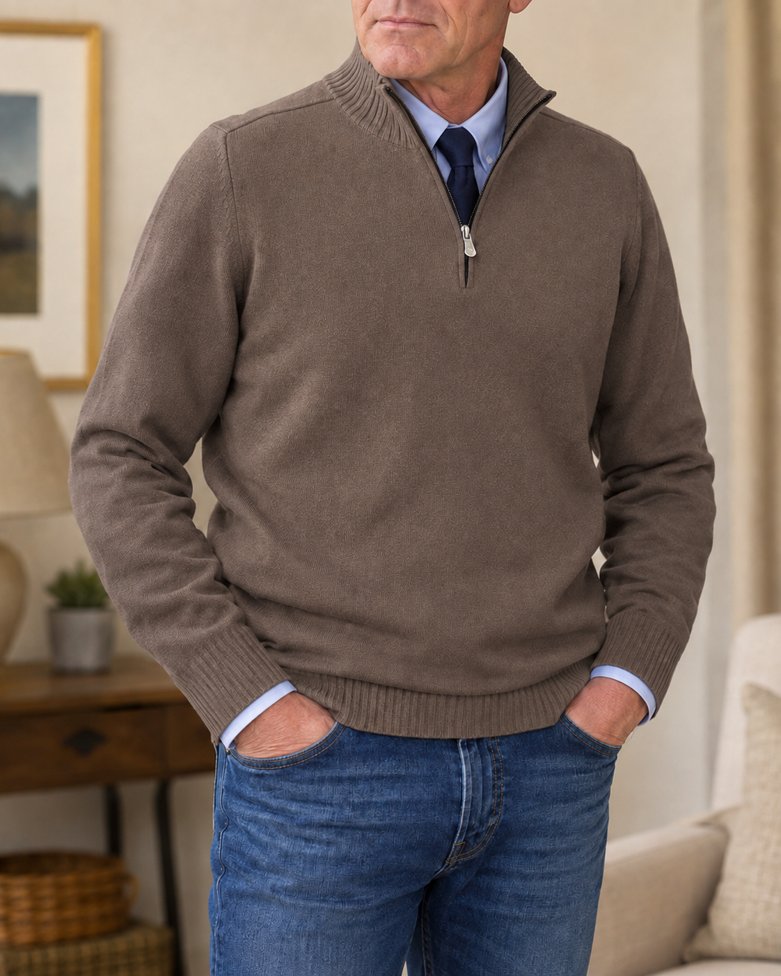 Steve™ Heritage Quarter-Zip Knit