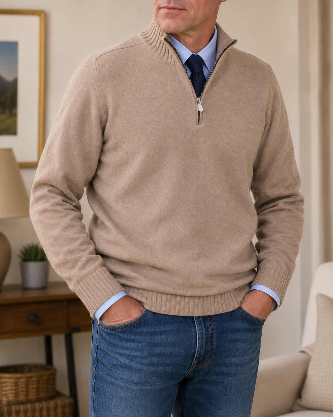 Steve™ Heritage Quarter-Zip Knit