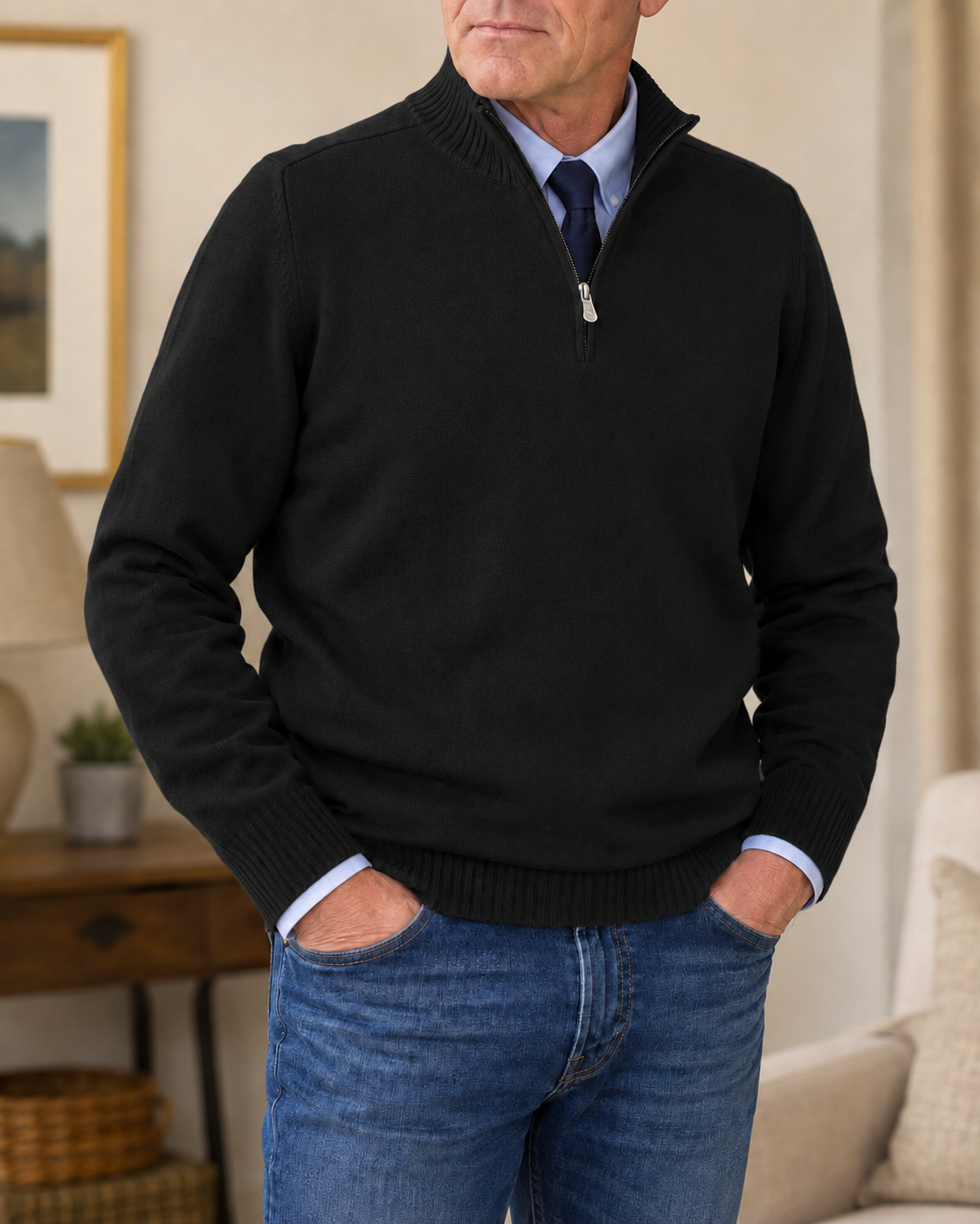 Steve™ Heritage Quarter-Zip Knit
