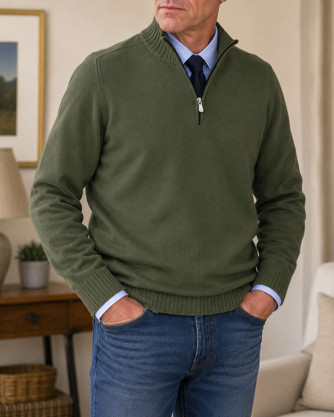 Steve™ Heritage Quarter-Zip Knit