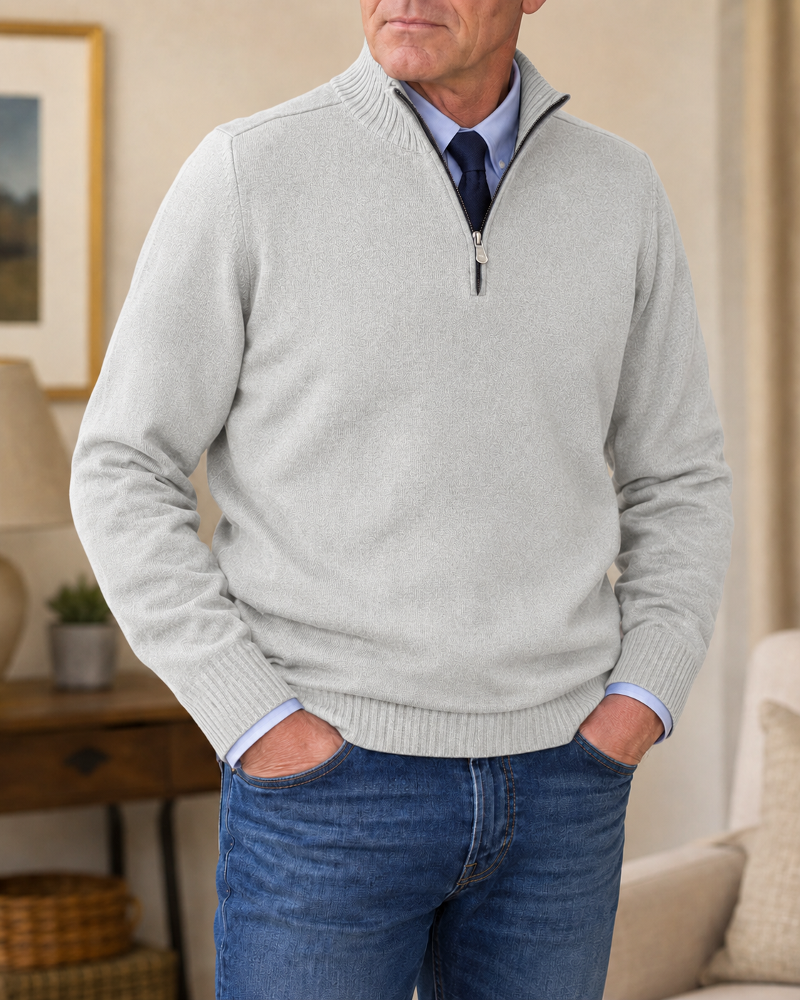 Steve™ Heritage Quarter-Zip Knit