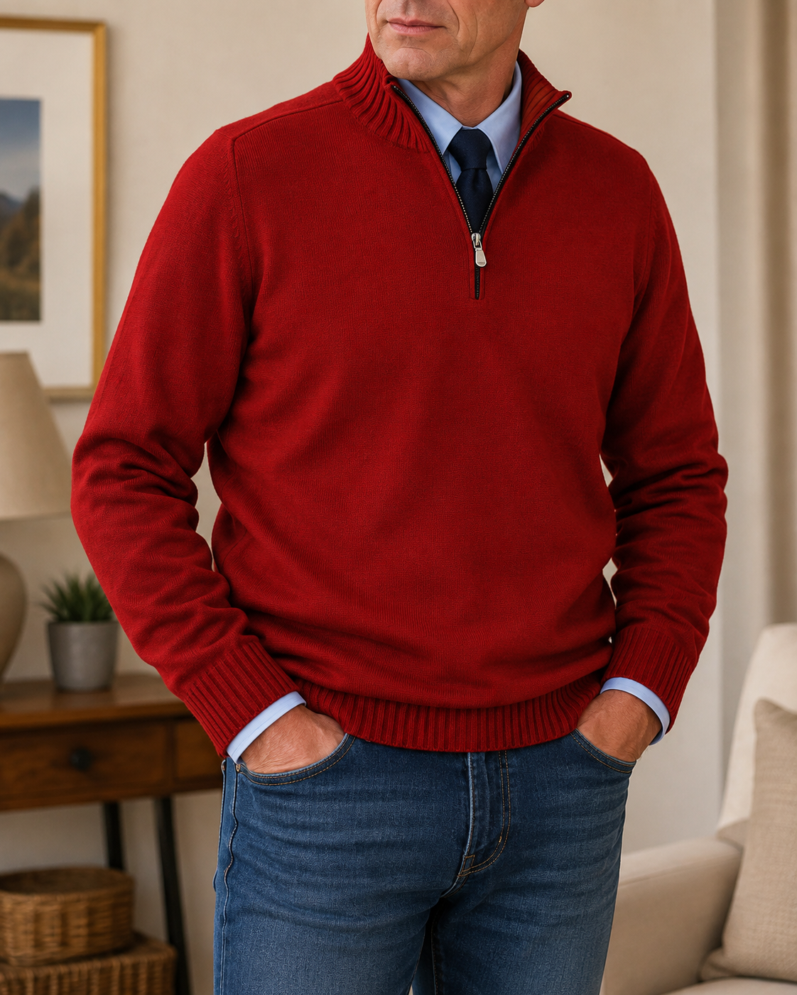 Steve™ Heritage Quarter-Zip Knit