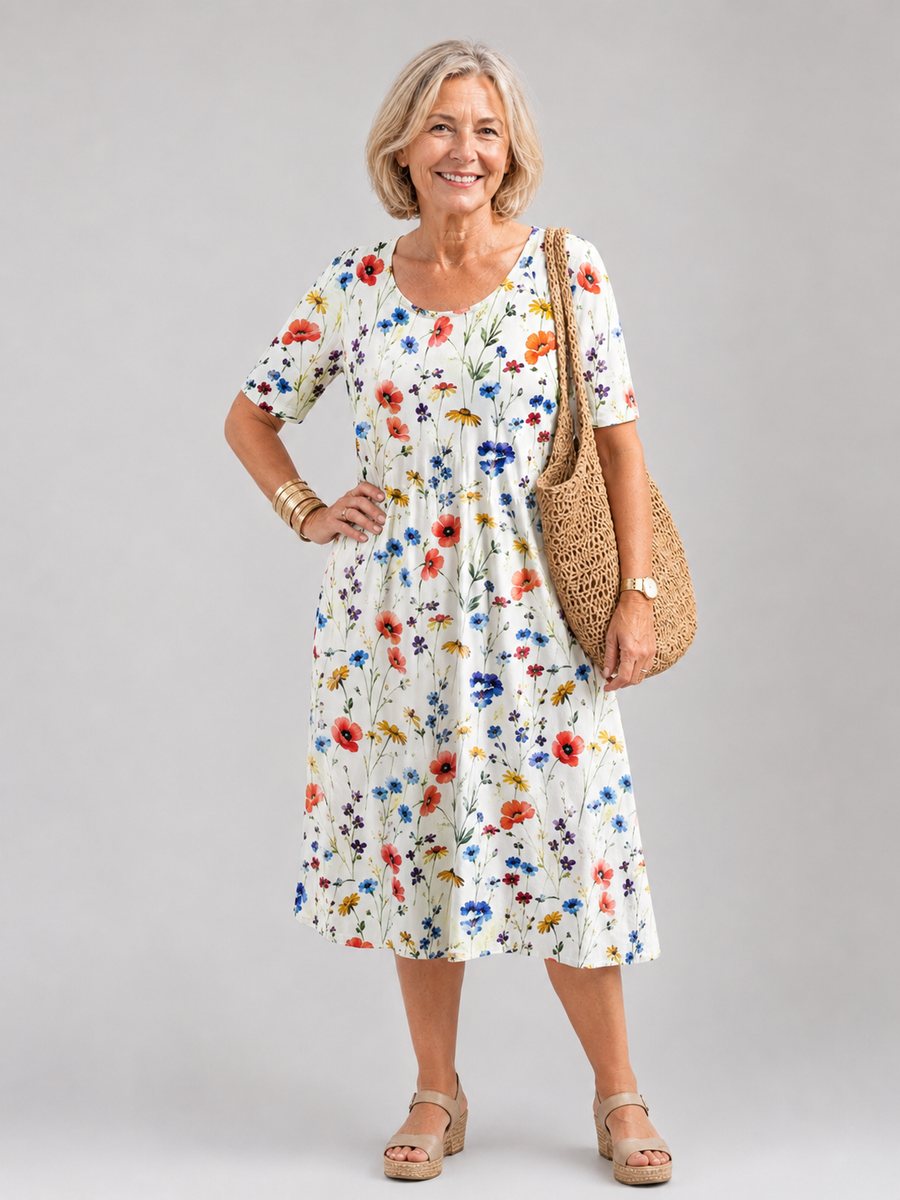 Floral Comfort Dress