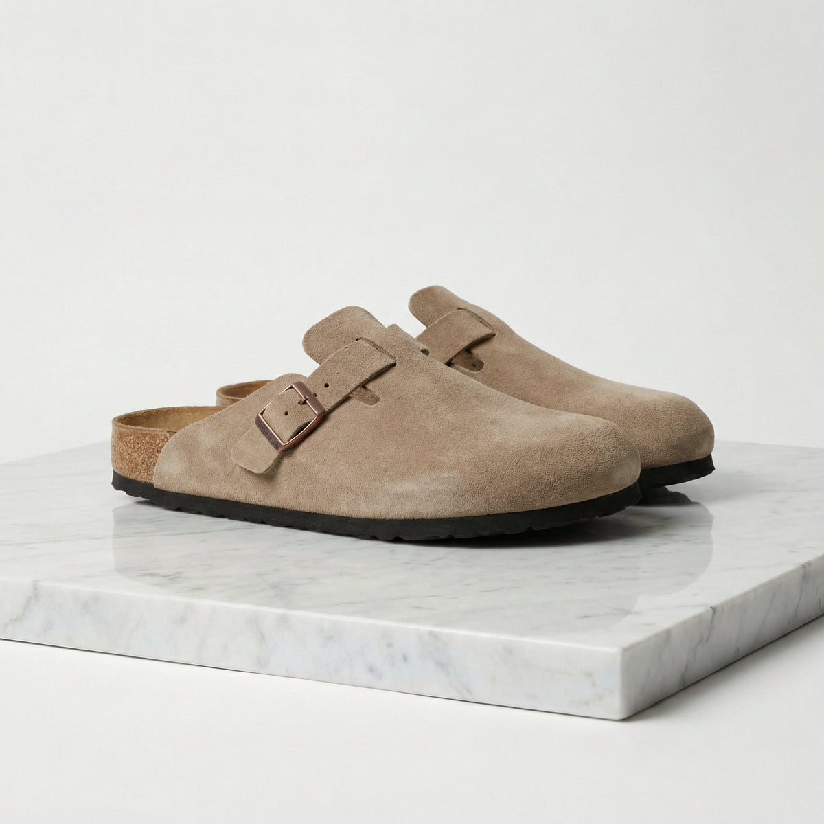 Suede Clogs