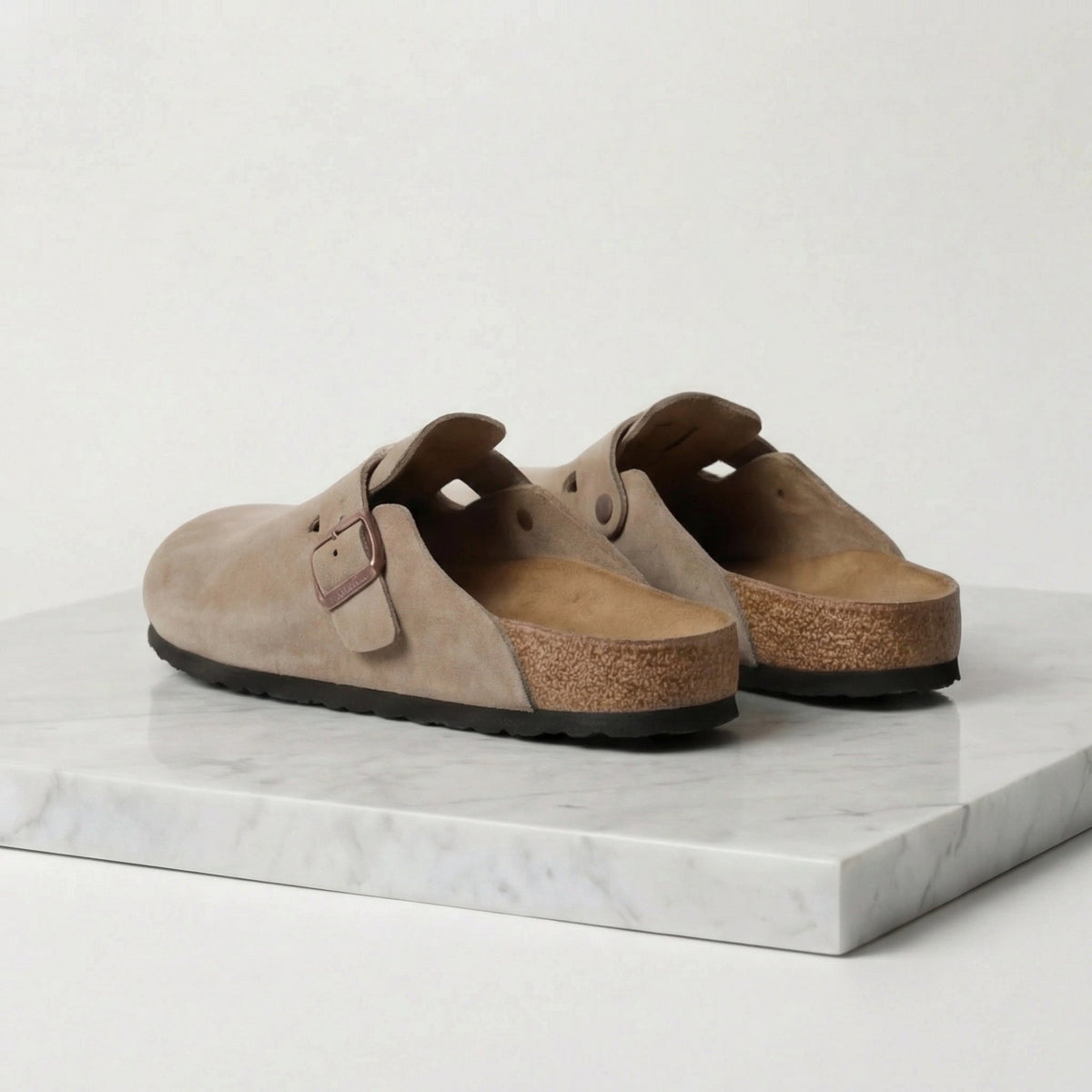 Suede Clogs