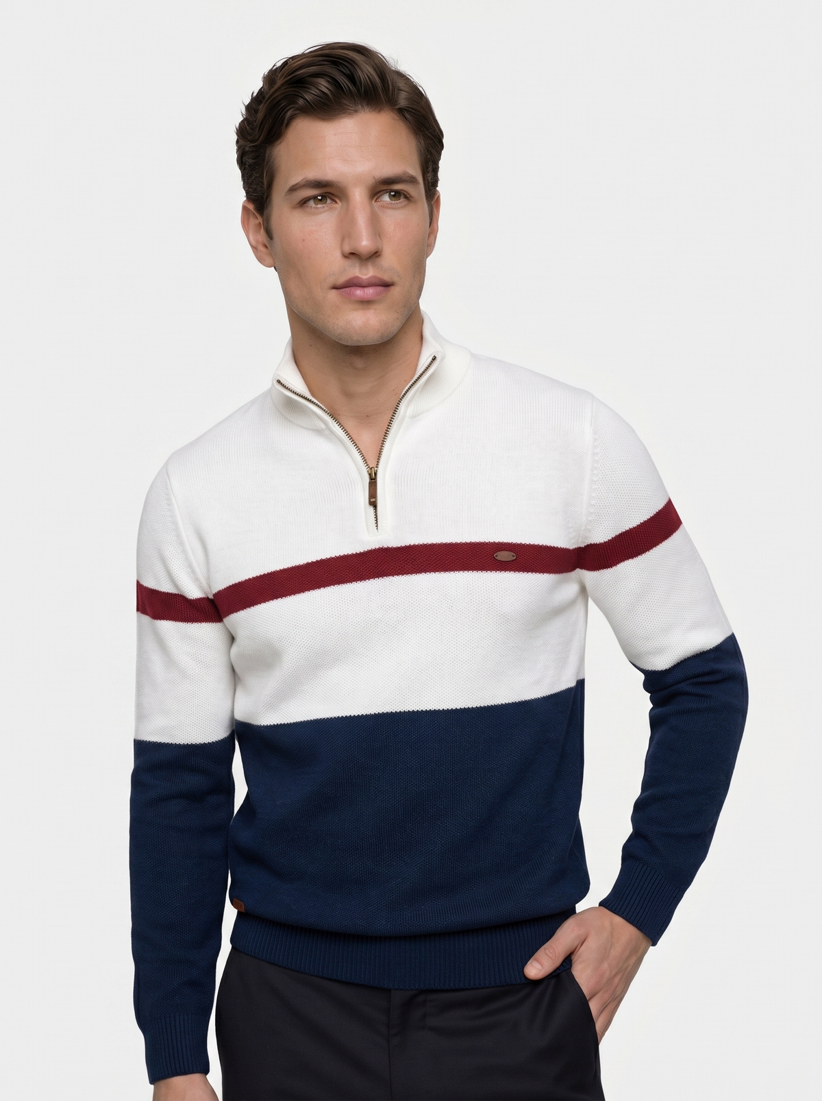 Quarter-Zip Jumper Sweater