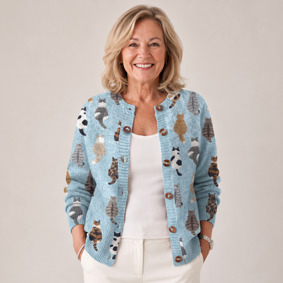 Amber | The Feline Knit Cardigan
