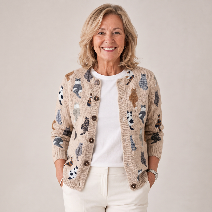 Amber | The Feline Knit Cardigan