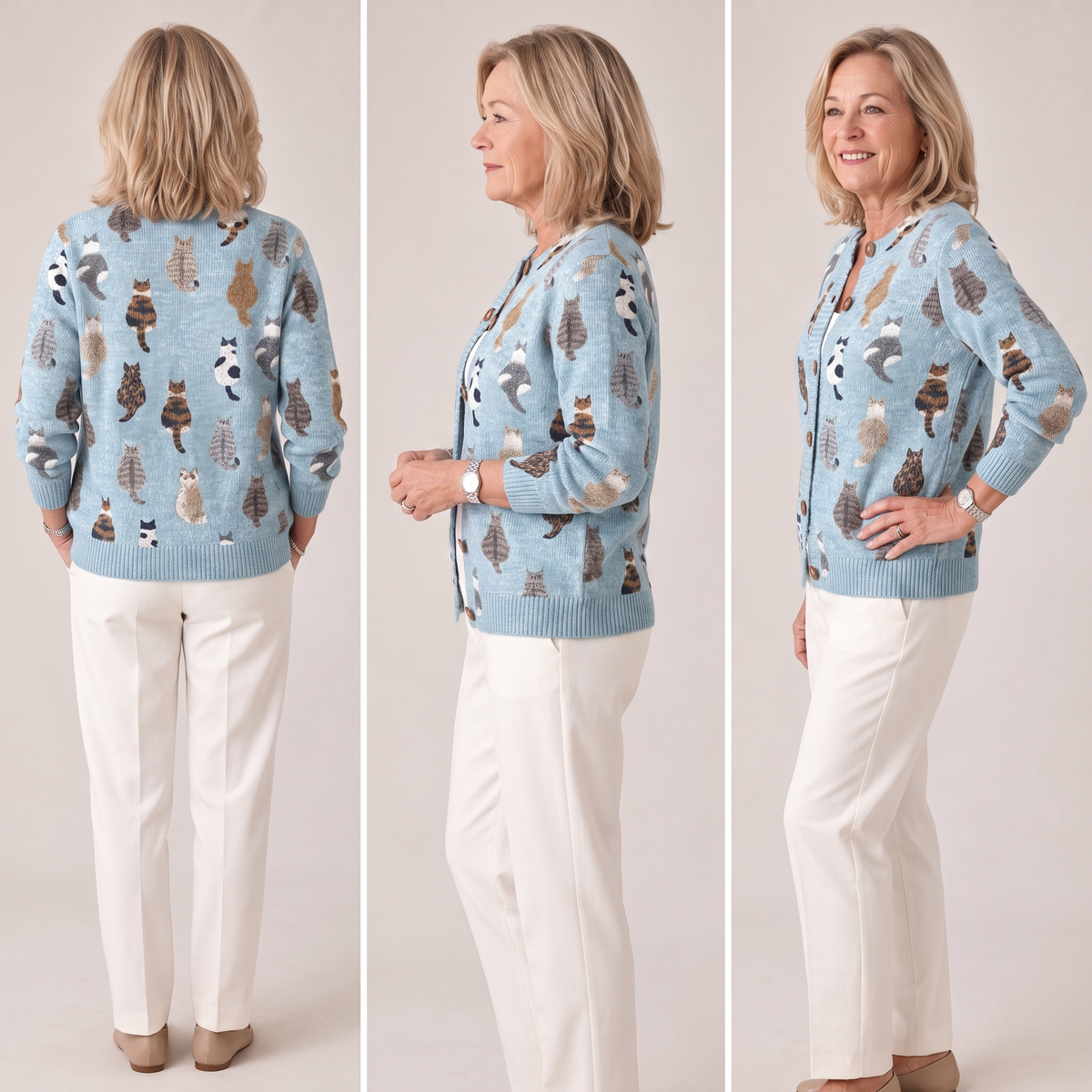 Amber | The Feline Knit Cardigan