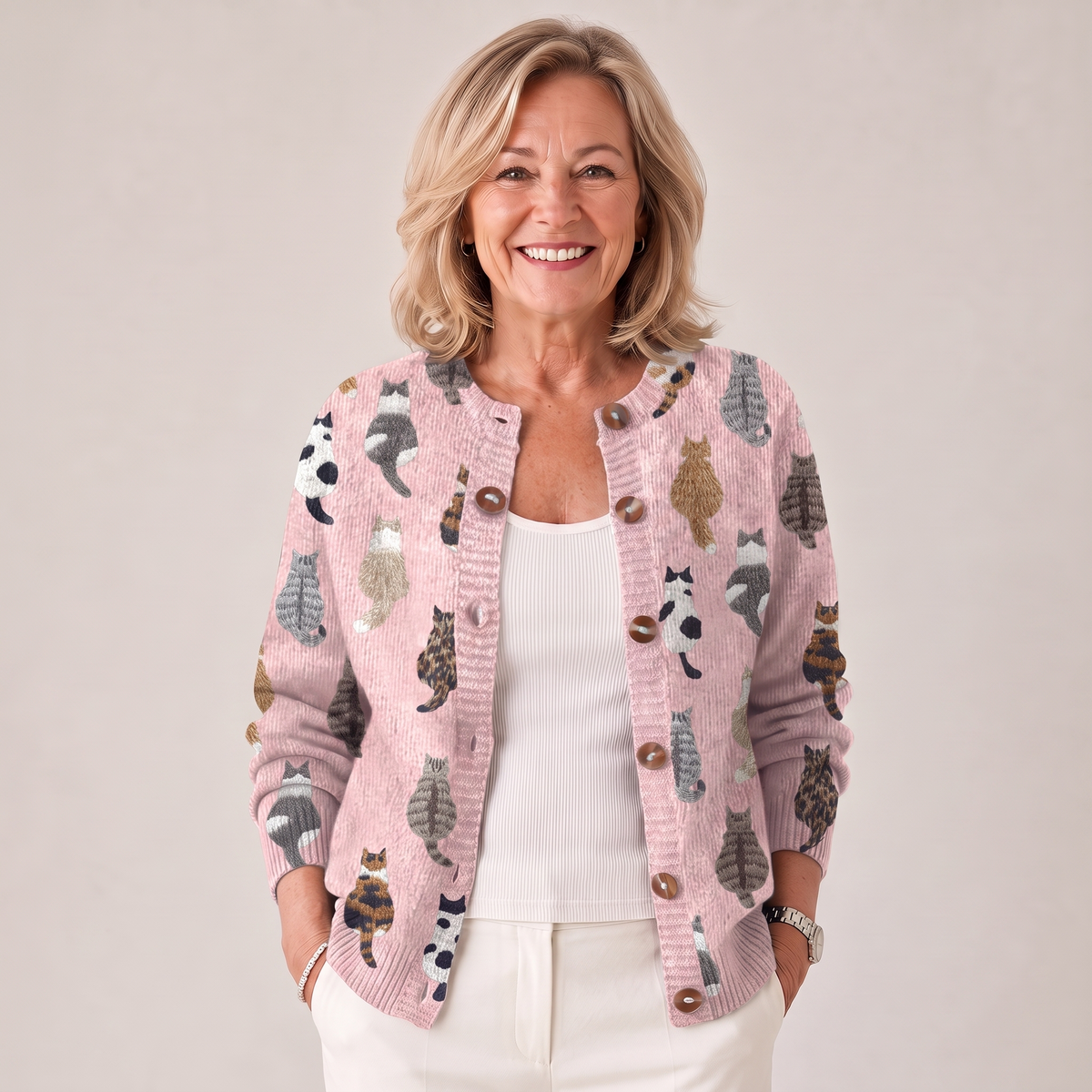 Amber | The Feline Knit Cardigan